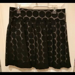 Maurice’s Black Dot Skirt